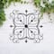 Glitzhome® 23.5" Traditional Iron Scroll Garden Wall Décor